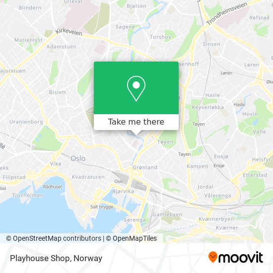 Playhouse Shop map