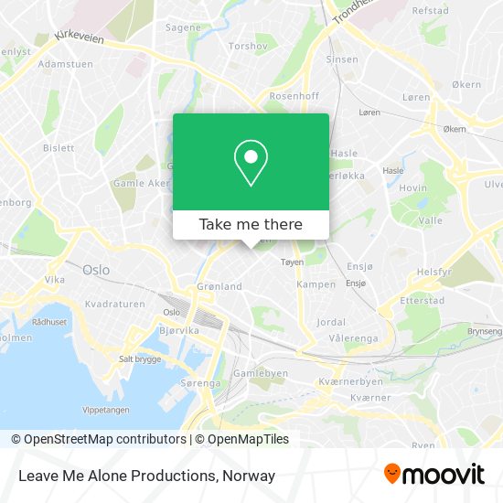 Leave Me Alone Productions map