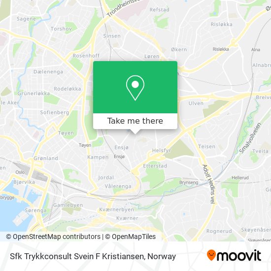 Sfk Trykkconsult Svein F Kristiansen map