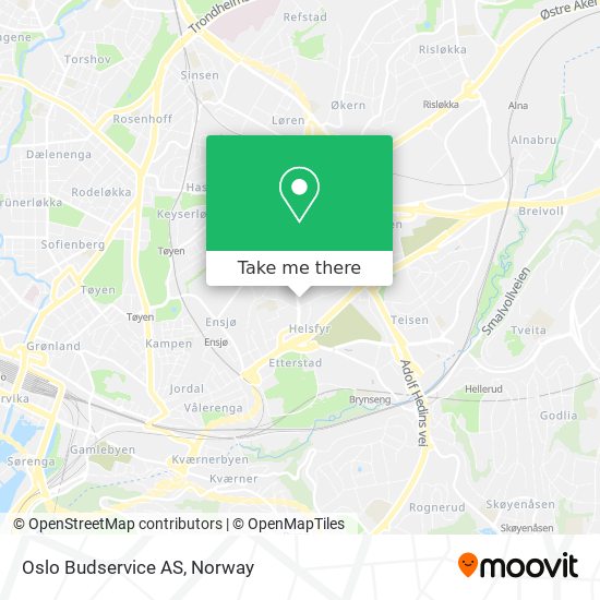 Oslo Budservice AS map