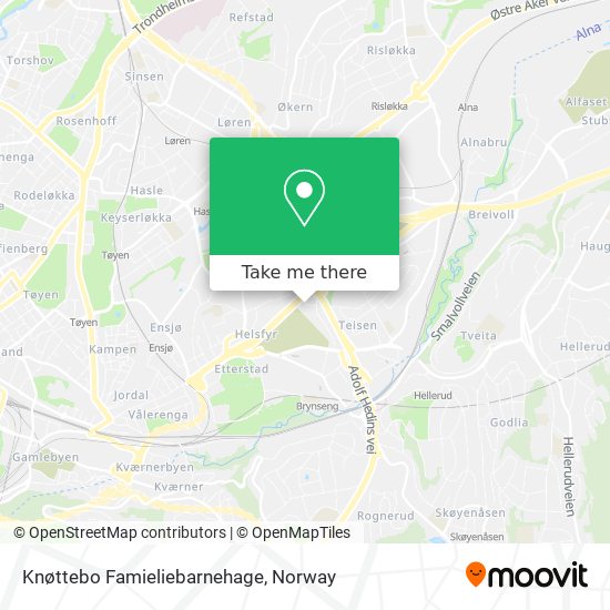 Knøttebo Famieliebarnehage map