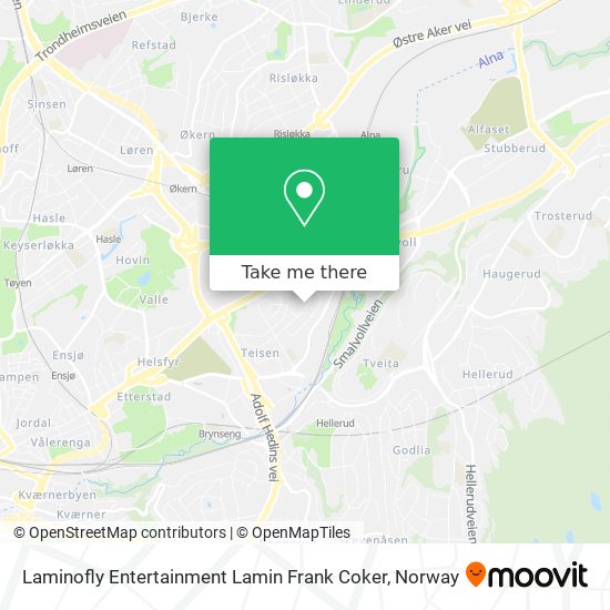 Laminofly Entertainment Lamin Frank Coker map