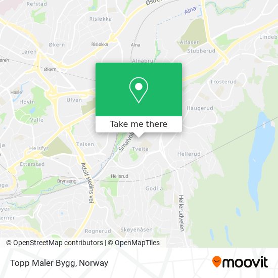 Topp Maler Bygg map