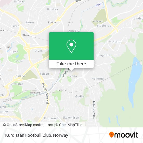 Kurdistan Football Club map