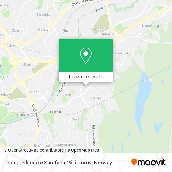 Ismg- Islamske Samfunn Milli Gorus map