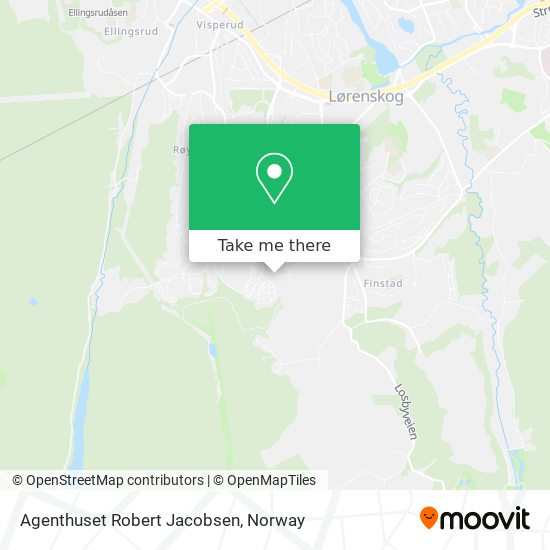 Agenthuset Robert Jacobsen map