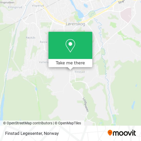Finstad Legesenter map
