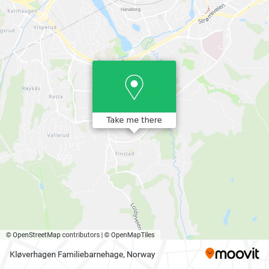 Kløverhagen Familiebarnehage map