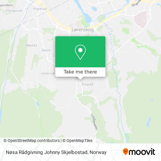 Nøsa Rådgivning Johnny Skjelbostad map