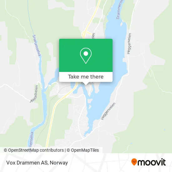 Vox Drammen AS map