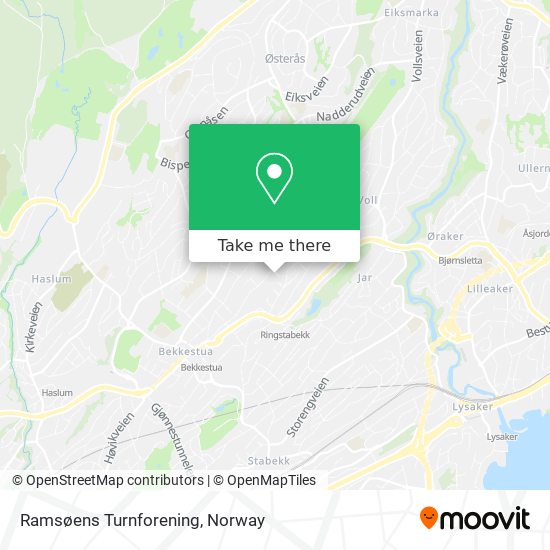 Ramsøens Turnforening map