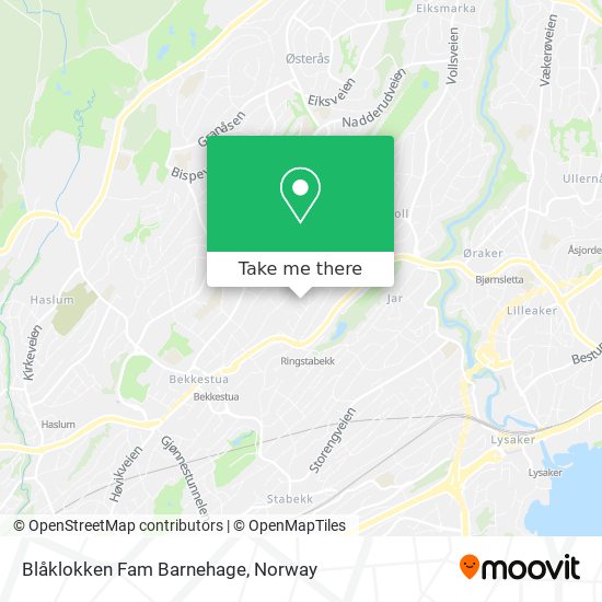 Blåklokken Fam Barnehage map