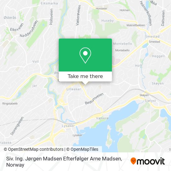 Siv. Ing. Jørgen Madsen Efterfølger Arne Madsen map