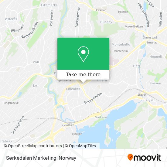 Sørkedalen Marketing map