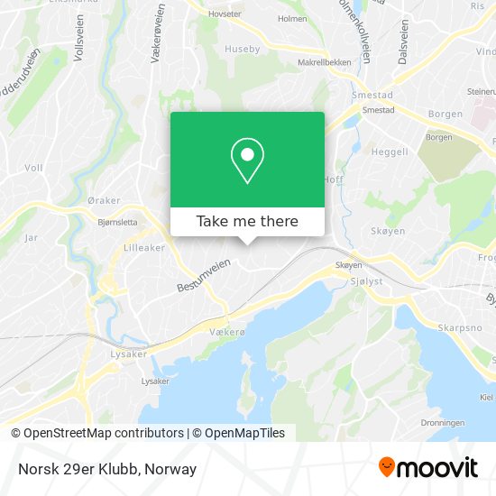 Norsk 29er Klubb map