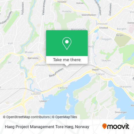Haeg Project Management Tore Hæg map
