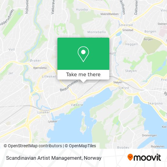Scandinavian Artist Management map