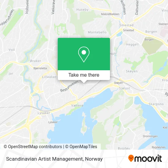Scandinavian Artist Management map