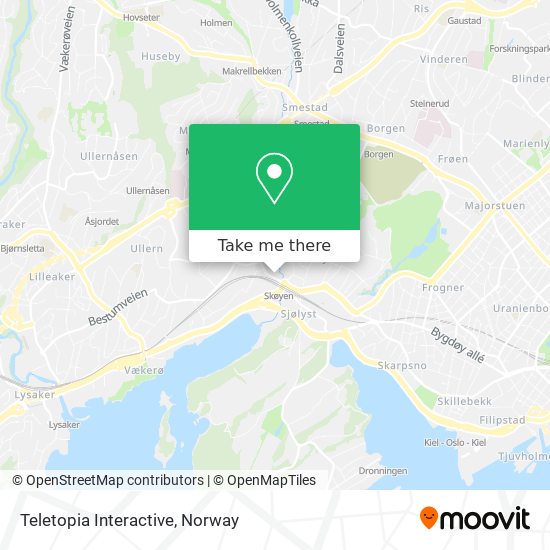 Teletopia Interactive map