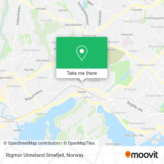 Rigmor Unneland Smefjell map