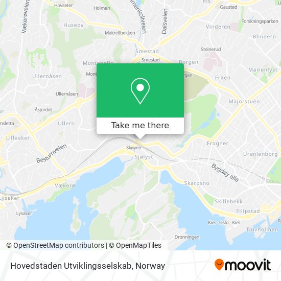 Hovedstaden Utviklingsselskab map