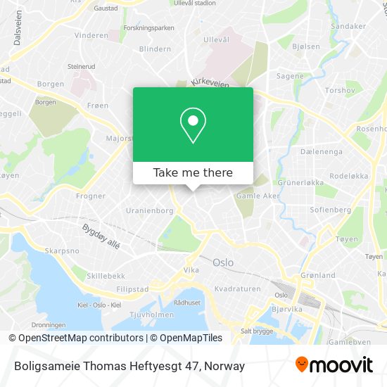 Boligsameie Thomas Heftyesgt 47 map