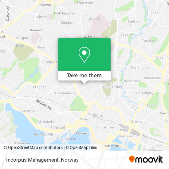 Incorpus Management map