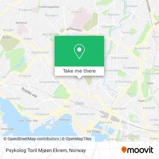 Psykolog Toril Mjøen Ekrem map
