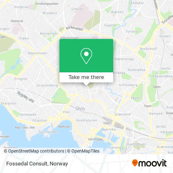 Fossedal Consult map