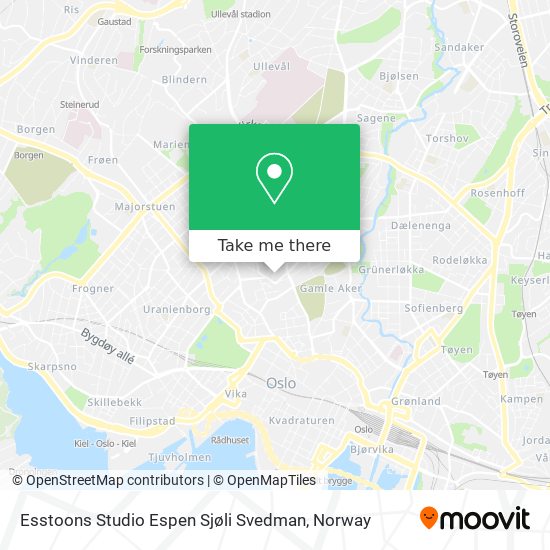 Esstoons Studio Espen Sjøli Svedman map
