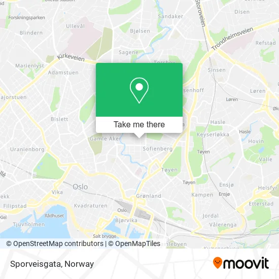 Sporveisgata map