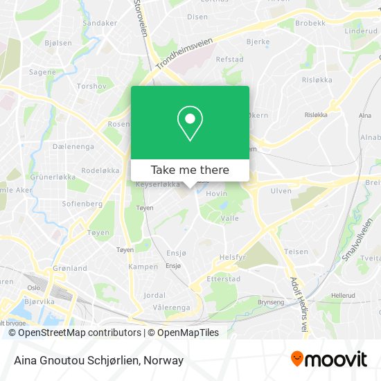 Aina Gnoutou Schjørlien map