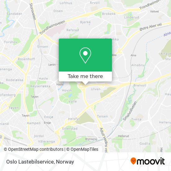 Oslo Lastebilservice map