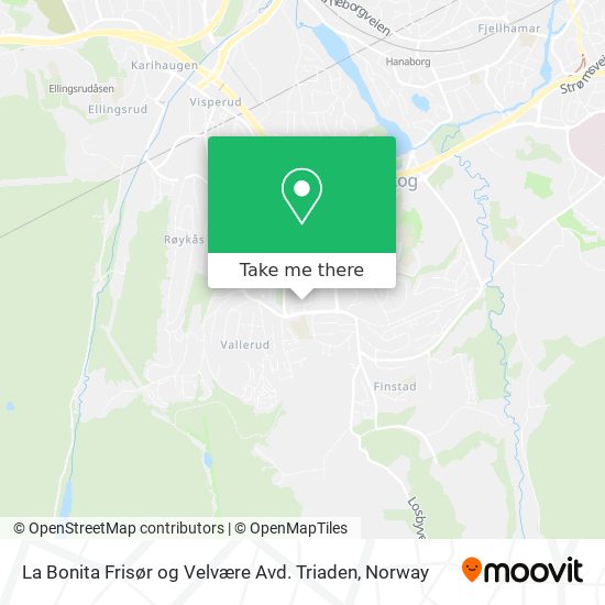 La Bonita Frisør og Velvære Avd. Triaden map