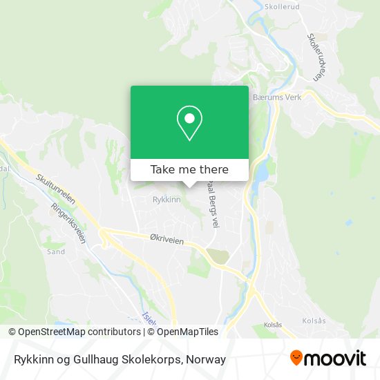 Rykkinn og Gullhaug Skolekorps map