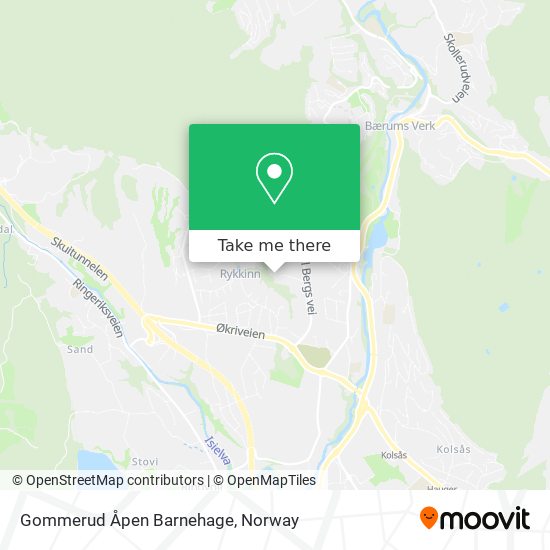 Gommerud Åpen Barnehage map