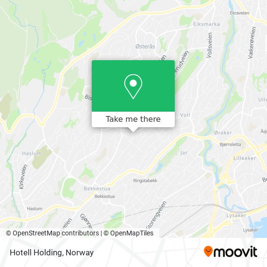 Hotell Holding map
