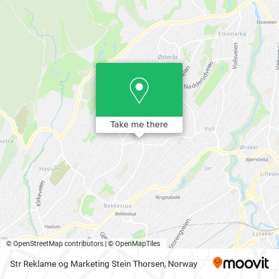 Str Reklame og Marketing Stein Thorsen map