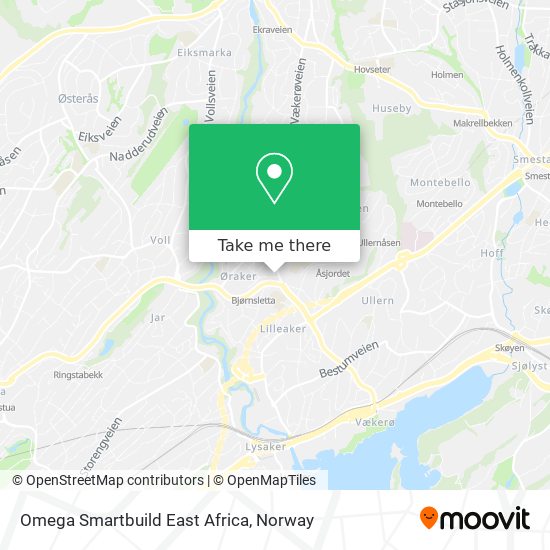 Omega Smartbuild East Africa map