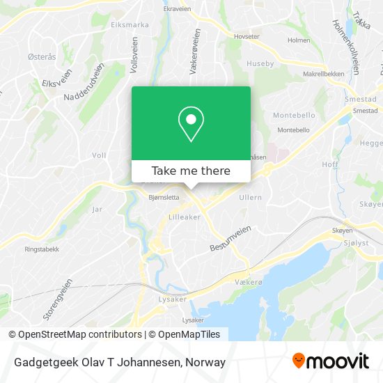 Gadgetgeek Olav T Johannesen map