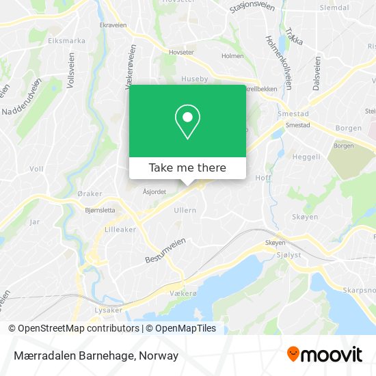 Mærradalen Barnehage map