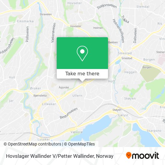 Hovslager Wallinder V / Petter Wallinder map