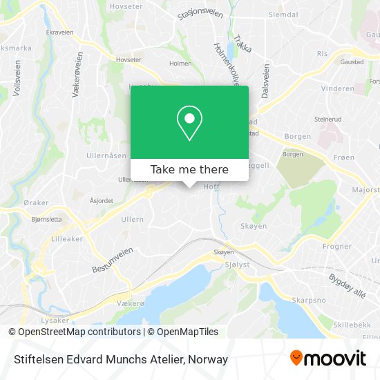 Stiftelsen Edvard Munchs Atelier map