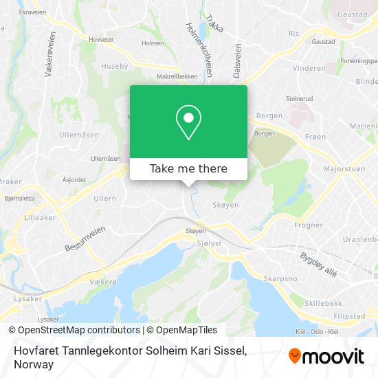 Hovfaret Tannlegekontor Solheim Kari Sissel map