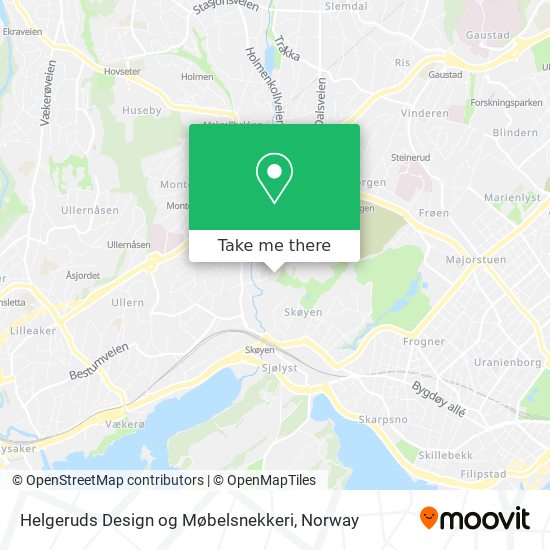 Helgeruds Design og Møbelsnekkeri map