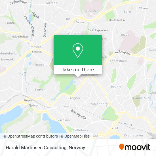 Harald Martinsen Consulting map