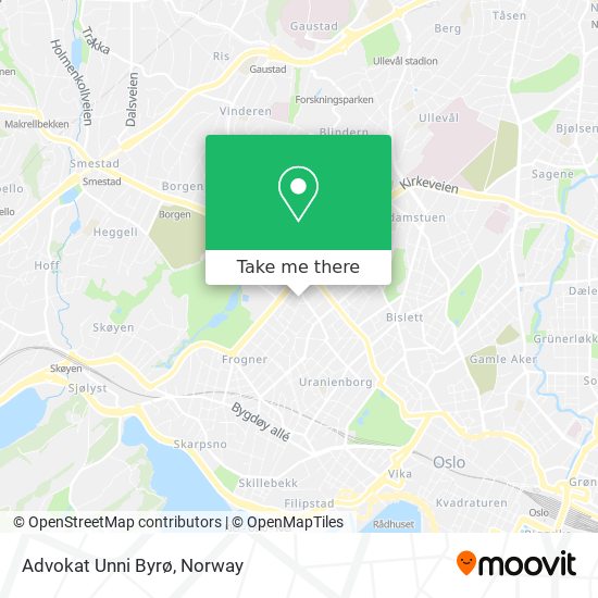 Advokat Unni Byrø map