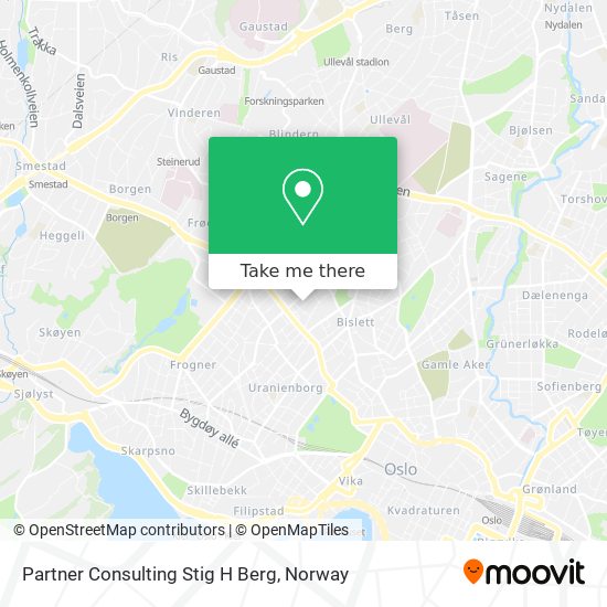 Partner Consulting Stig H Berg map