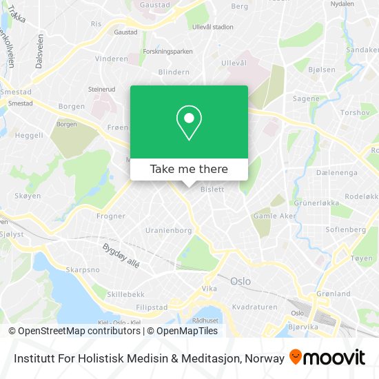 Institutt For Holistisk Medisin & Meditasjon map