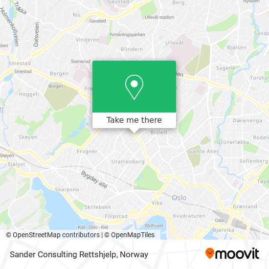 Sander Consulting Rettshjelp map